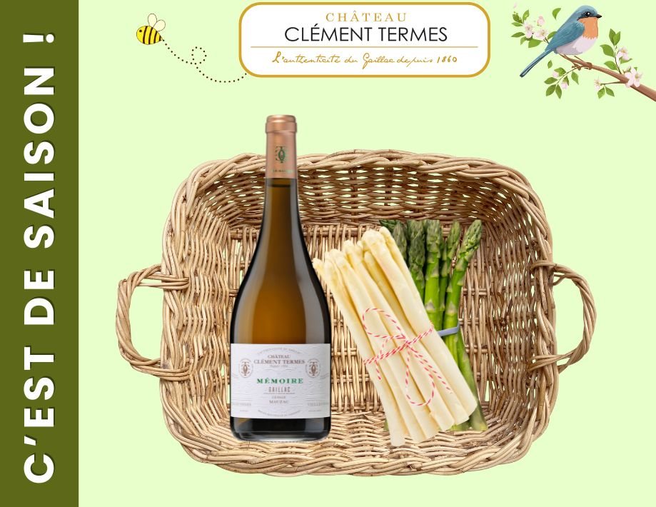 Mémoire Blanc & asperges :  l’accord du printemps